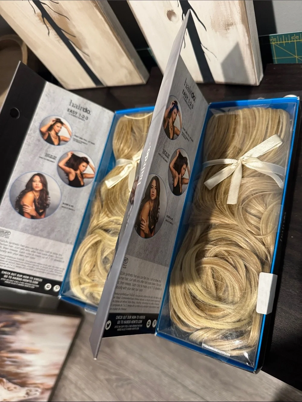 X-LONG 23” Wavy Hair Extensions - Golden Wheat